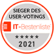 IT-Bestenliste 2021 - Winner of the user voting