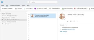 Outlook-Kontakte in MS Teams importieren
