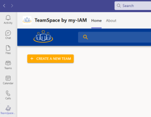 Delegate Teams admin rights: Create new team with my-IAM TeamSpace