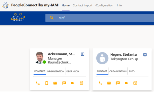 Distinguish internal and external contacts in my-IAM PeopleConnect