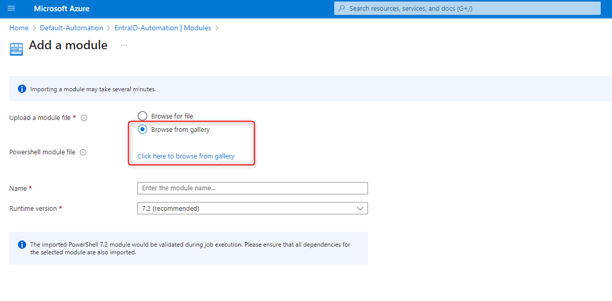 Install additional PowerShell modules 